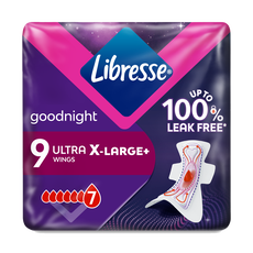 Libresse Ultra Thin Maandverband Goodnight Extra 9 stuks