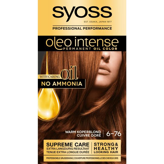 Syoss Oleo Intense 6-76 Warm Koperblond Haarverf