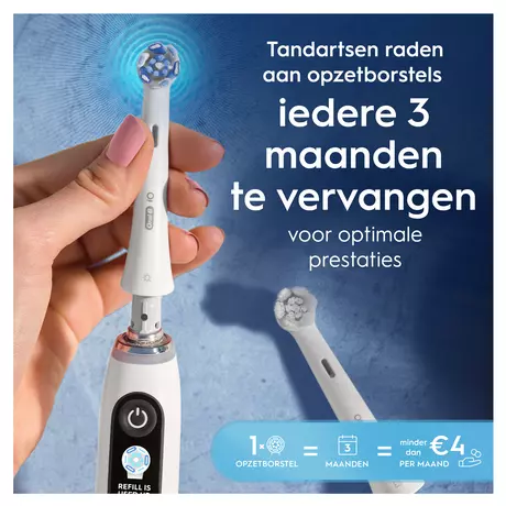 Oral-B iO Ultimate Clean Opzetborstels Wit 2 Stuks