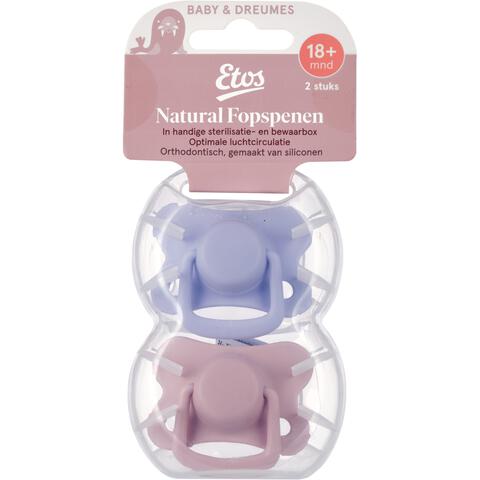 Etos Fopspenen 18+ Maanden Roze/Violet 2 stuks