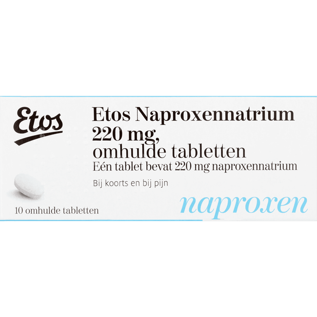 Etos Naproxennatrium 220 mg Omhulde Tabletten