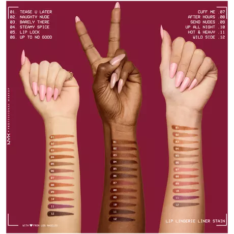 NYX Professional Makeup Lip Lingerie Liner Stain 09 Send Nudes Rood