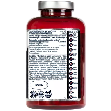 Lucovitaal Magnesium 400 MG Citraat Tabletten 150 stuks
