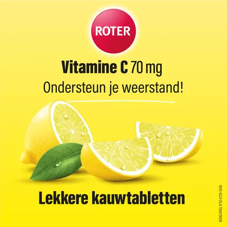 Roter Vitamine C 70 MG Citroen Kauwtabletten 400 stuks