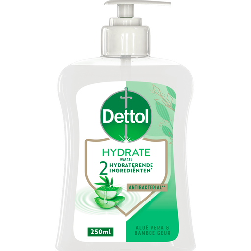 Dettol Hydrate Aloë Vera & Bamboe Antibacteriële Handzeep 250 ML