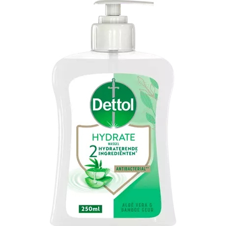 Dettol Hydrate Aloë Vera & Bamboe Antibacteriële Handzeep 250 ML