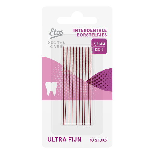 Etos Interdentale Ragers Ultra Fijn 2,5 mm 10 stuks