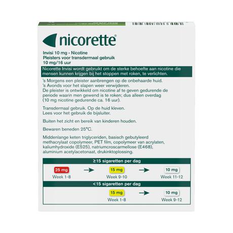 Nicorette Invisible Patch 10MG 14 stuks