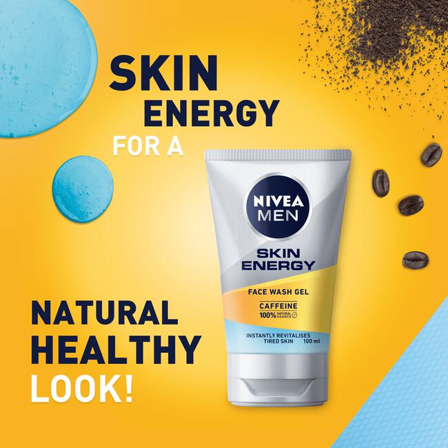 NIVEA MEN Active Energy Fresh Look Face Wash 100 ML