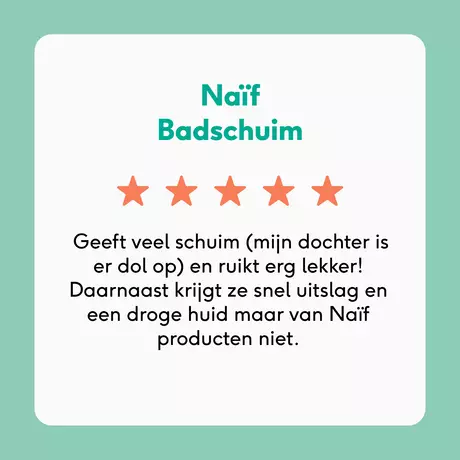 Naïf Baby & Kids Verzorgende Badschuim 500 ML