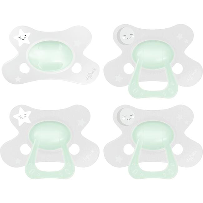 Difrax Fopspeen Natural 6+ M Glow In The Dark