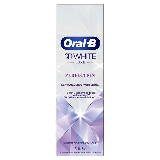 Op het randje Mechanica aan de andere kant, Oral-B 3D White Luxe Perfection Tandpasta 75 ML 75 ML | Etos