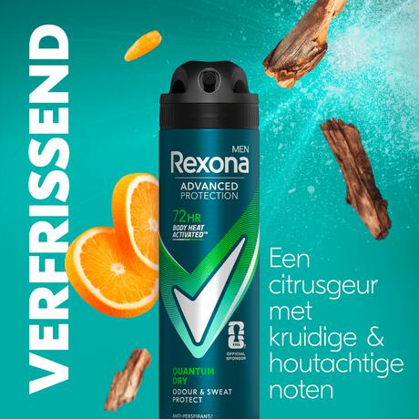 Rexona Men Advanced Protection Quantum Dry Deodorant Spray 150 ML
