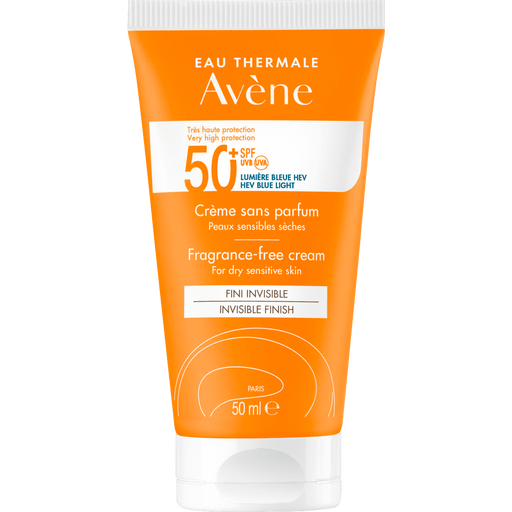 Avène Zonnebrand Crème Parfumvrij SPF 50+ 50 ML