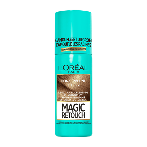 L'Oréal Paris Magic Retouch Camouflerende Uitgroeispray 4 Donkerblond 75 ML