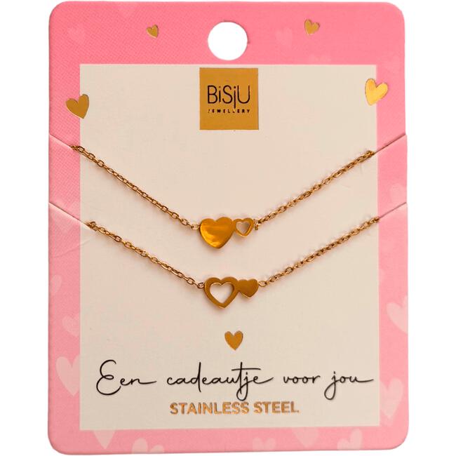 BiSjU Jewellery Moederdag Armbanden Set Goud SS