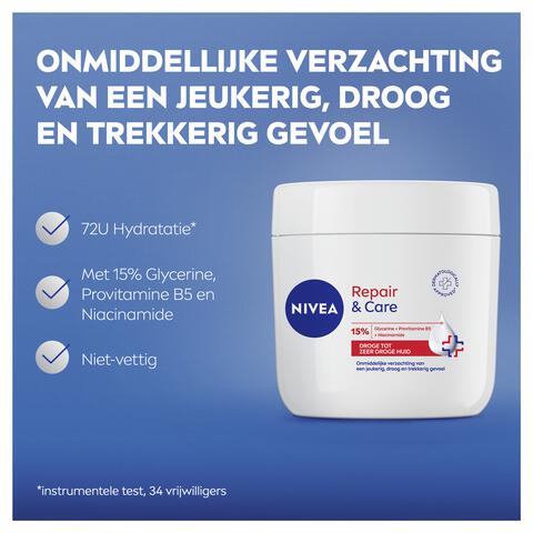 NIVEA Repair & Care Intensief Hydraterende Bodycrème 400 ML