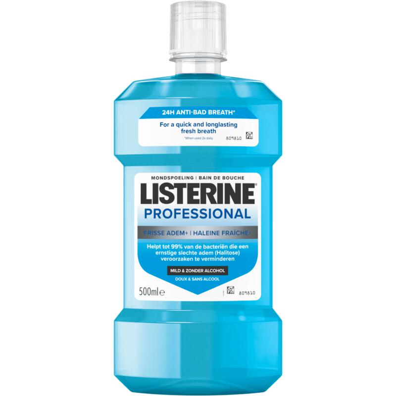 Listerine Professional Frisse Adem+ Mondwater 500 ML