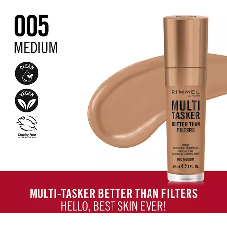 Rimmel London Multi-Tasker Better Than Filters Primer 005 Medium