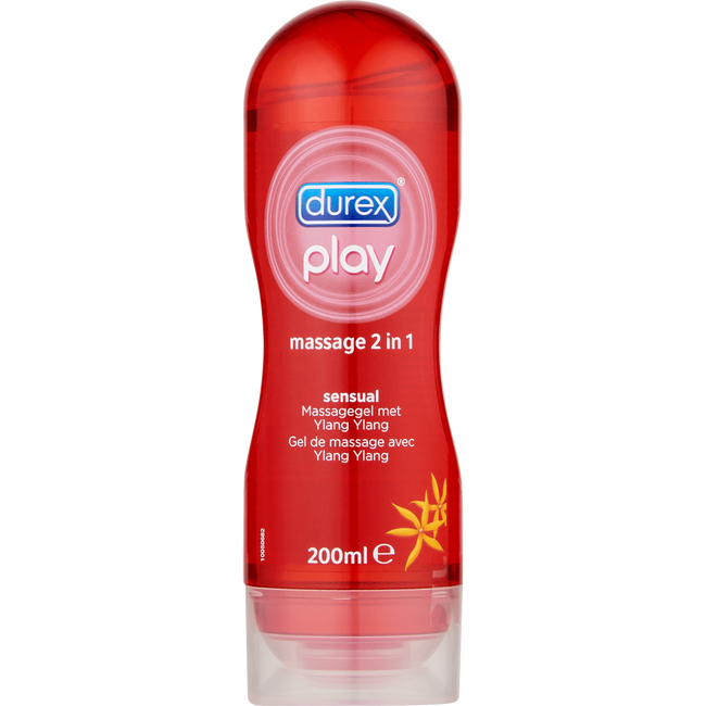 Durex Massage Olie en Glijmiddel 2in1 Sensual met Ylang Ylang 200 ML