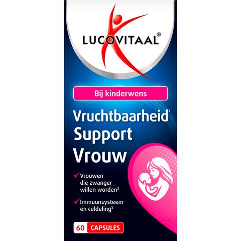 Lucovitaal Vruchtbaarheid Support Vrouw Capsules 60 stuks&nbsp;