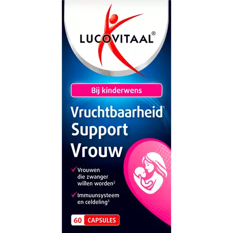 Lucovitaal Vruchtbaarheid Support Vrouw Capsules 60 stuks&nbsp;