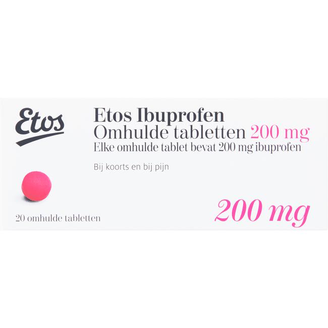 Etos Ibuprofen 200 mg Omhulde Tabletten