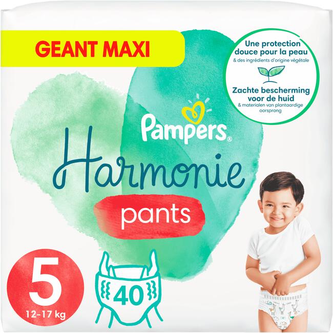 Pampers Harmonie Luierbroekjes Maat 5 40 Luiers 12KG-17KG