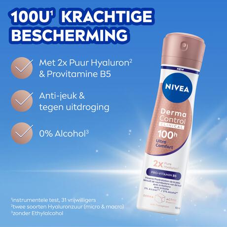 NIVEA Derma Control Clinical Ultra Comfort Deodorant Spray 150 ML
