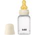 BIBS Babyfles 150 ML Ivory met Latex speen en opvouwbaar trechtertje