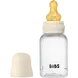 BIBS Babyfles Slow Flow Latex Ivory incl. opvouwbaar trechtertje 150 ML