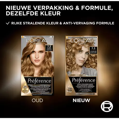 L'Oréal Paris Préférence Permanente Haarverf 7.3 Floride