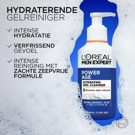 L'Oréal Paris Men Expert Power Age Hydraterende Gel Cleanser 260 ML