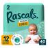 Rascals Premium Luiers Maat 2 4-8 KG 40 stuks