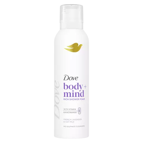 Dove Body+Mind French Lavender & Oat Milk Rich Shower Foam 200 ML