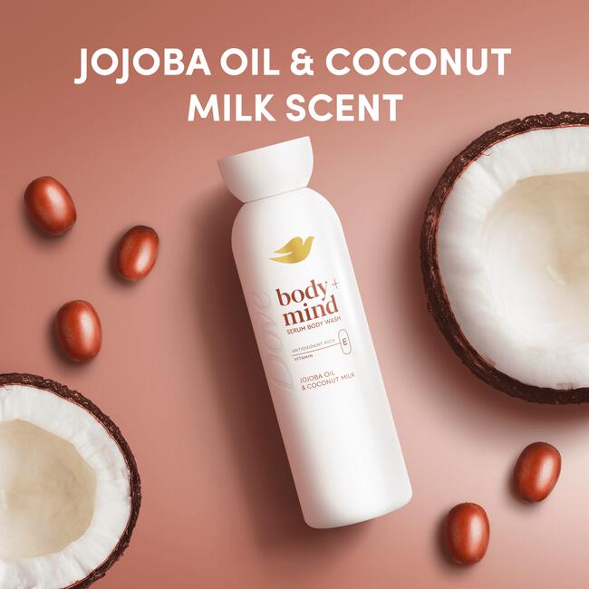 Dove Body+Mind Jojoba & Coconut Body Wash 350 ML