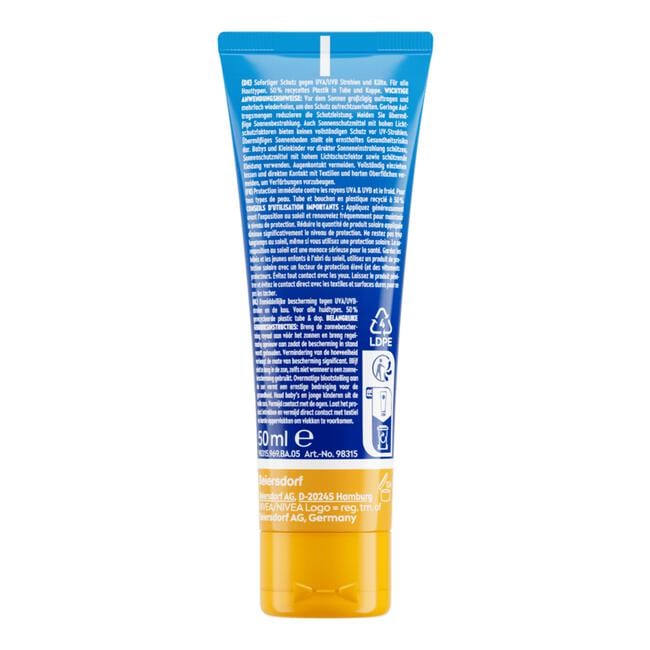 NIVEA SUN Alpin Face Zonnebrandcrème SPF 50 50 ML
