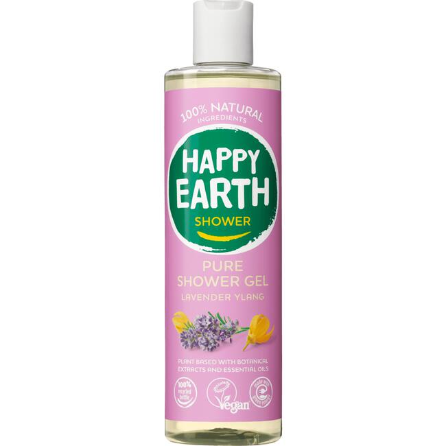 Happy Earth Lavender Ylang 100% Natuurlijke Douchegel 300 ML