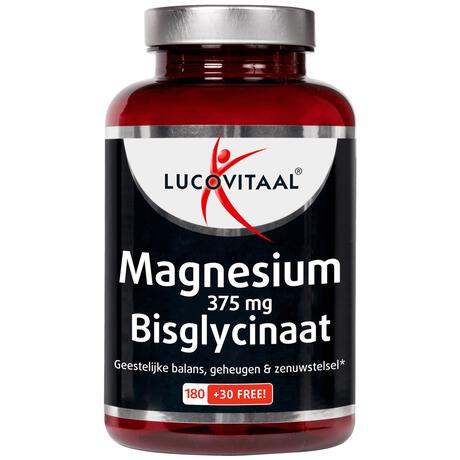 Lucovit magnesium 375mg bisglycinaat 210 tabl