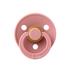 BIBS Colour Fopspeen Anatomisch Latex Maat 2 Dusty Pink/Coral 2 stuks