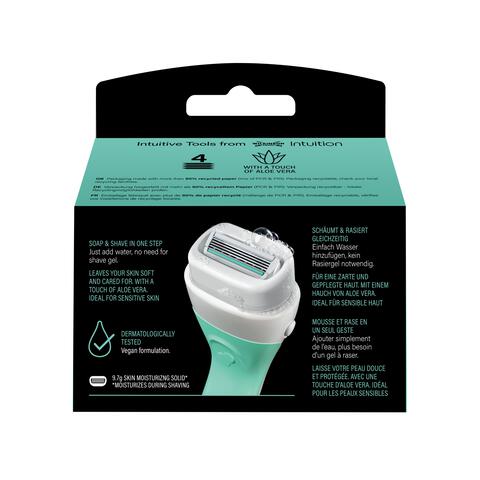 Wilkinson EU26 Intuition 2in1 Sensitive Blades 3+1 pack