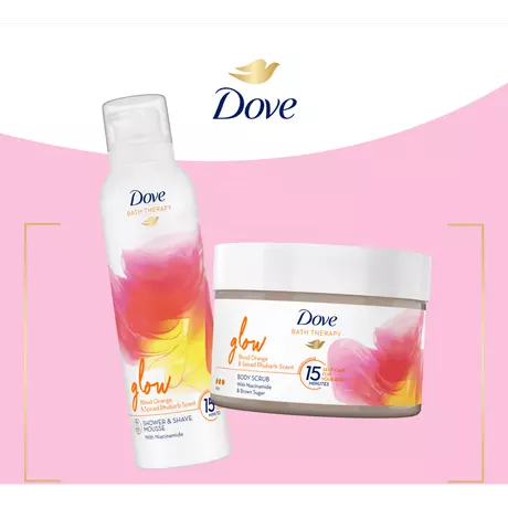 Dove Bath Therapy Glow Douche- & Scheerschuim 200 ML