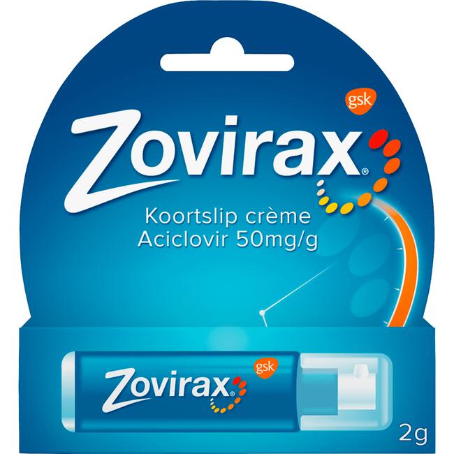 Zovirax Koortslip Crème Pompje 2 GR