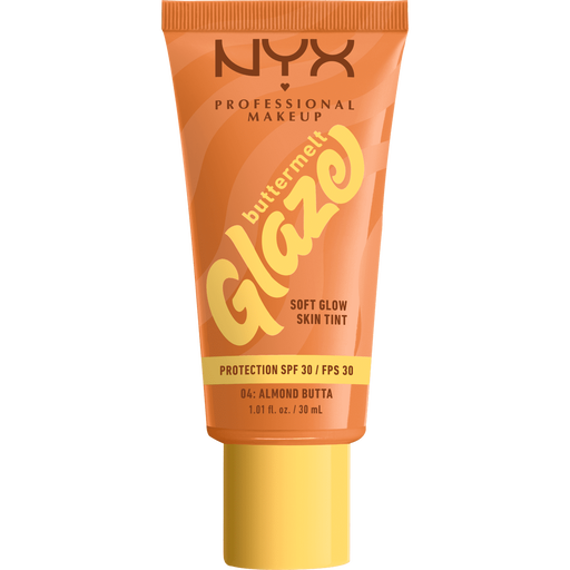 NYX Professional Makeup Buttermelt Glaze Skin Tint SPF30 4 Almond Butta