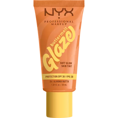 NYX Professional Makeup Buttermelt Glaze Skin Tint SPF30 4 Almond Butta