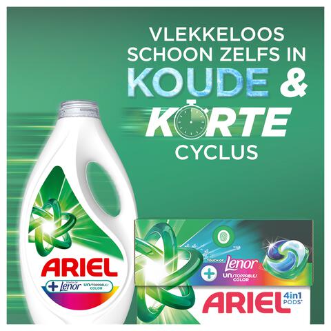 Ariel Liquid Touch Of Lenor Color 25 Stuks