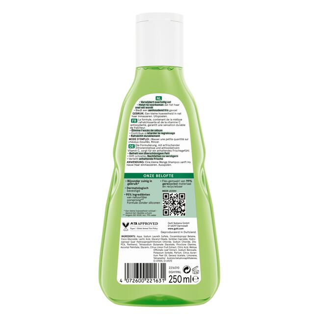 Guhl Fris & Luchtig Shampoo 250 ML