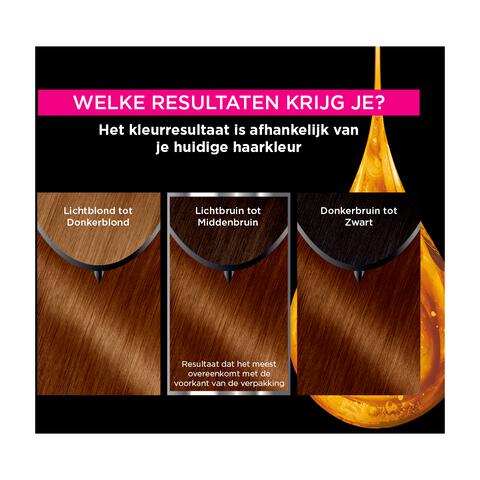 Garnier Olia Permanente Haarverf 5.3 Licht Goudbruin
