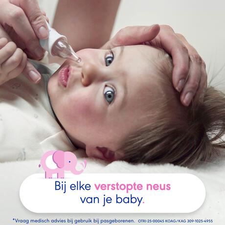 OtriCare Baby Aspirator Neusjesreiniger bij een Verstopte Neus