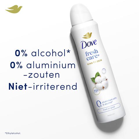 Dove Original 0% Deodorant Spray 150 ML